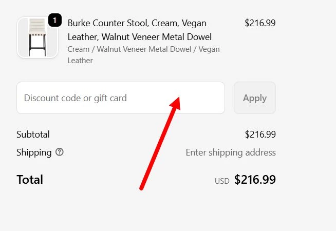 “How to apply a Houzz promo code”